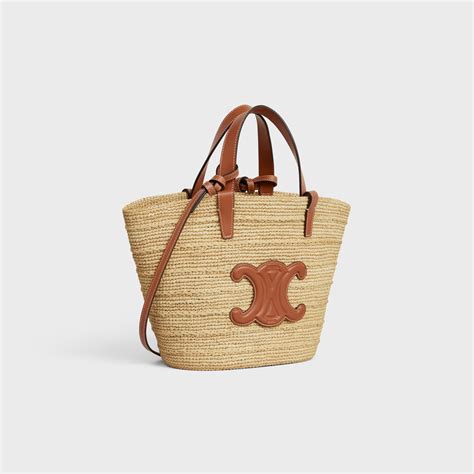 celine teen raffia|TEEN SUPPLE CELINE CLASSIC PANIER in Raffia and calfskin.